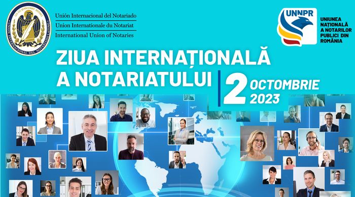 ZIUA INTERNATIONALA A NOTARIATULUI - UNNPR aniverseaza 75 de ani de la eveniment. Mesajul presedintelui Dumitru Viorel Manescu: “UINL reprezinta un for de dezbateri, colaborare si schimb de experienta absolut necesar profesiei in vederea armonizarii actiu