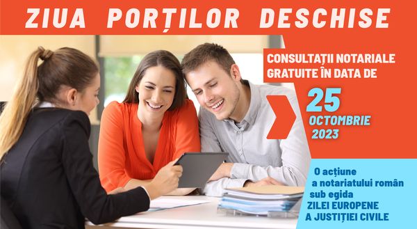 ZIUA PORTILOR DESCHISE – Notarii ofera consultatii gratuite